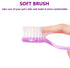 3PC Chinchilla Small Animal Bath Brush with Lid Soft Cleansing Brush Massage Combs for Hedgehog Guinea Pig Rabbit
