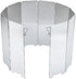 Foldable Burner Windshield for Outdoor Camping Cooker - 8/9/10/12 Plate BBQ Cooking Gas Stove