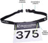 VeloChampion Running Waistpack Belt – Elastic Stretch Fit with Clip Fastening for Triathlon and Marathon