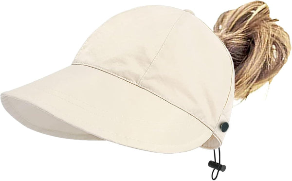 Muryobao Women's Ponytail Baseball Cap, Summer Quick Drying Hat, Soft UV Sun Protection for Outdoor Sports