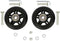 ORO 1 Pair Luggage Wheels Replacement 78 * 24mm Case Wheels with 8mm Bearings for Suitcase and Skate