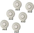 Golf Hat Clip Set of 3 Strong Magnet, Iron Cap Clips with Nickel Craft for Men Women Golfer (Silver)