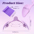 Vornetil Pelvic Floor Muscle Trainer with Resistance Band, Hip & Pelvic Trainer Kegel Exerciser,Adjustable Inner Thigh