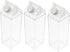 NUOBESTY 3pcs 500ml Ps Milk Carton Bottles Household Water Containers for Outdoor