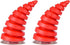 Katutude 2 Pcs Helmet Devil Horns with Suction Cups, Motorcycle Helmet Decoration, 3D Car Hood Stickers