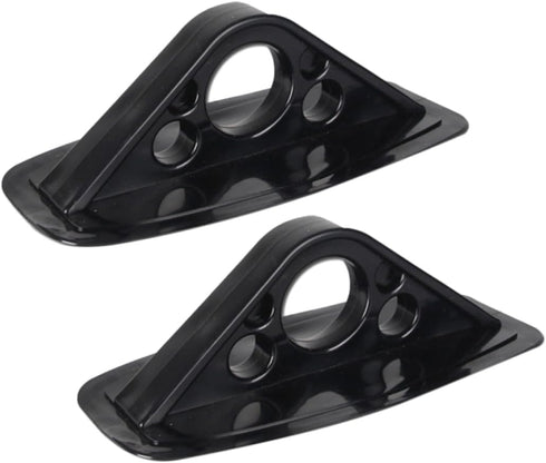 Paddle Bracket Accessories - 2 Pcs Rubber Boat Awning Top Deck Hinge for Kayak Shade Equipment & Rod Holder