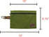 Hide & Drink Water Resistant Canvas Camping Pouch, Utility Bag, Handmade Storage Case, Outdoors Accessories - Olive