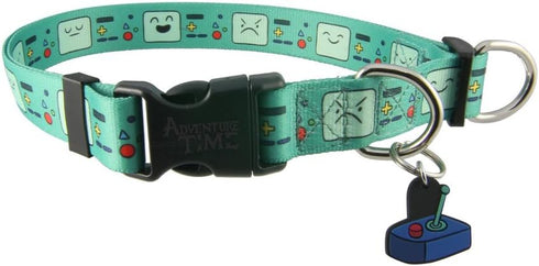 Adventure Time BMO Faces Adjustable Nylon Dog Collar (Small)