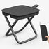 Generic Portable Folding Outdoor Chair, Collapsible Folding Chair, Mini Foldable Camping Stool, Aluminum