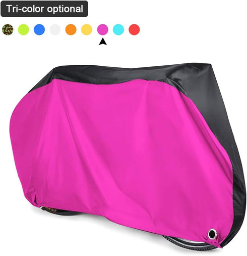 Roctee Bicycle Cover - Waterproof Wind Rain Snow Proof Outdoor Mountain Bike Road Travel Cycle Covers with Storage Bag