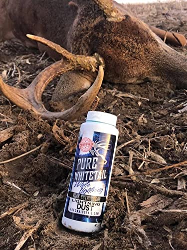 4 oz Pure Whitetail White Lightning Power Dust Peak Estrous | Doe Scent Mock Scrape Scent | Estrous Scent from One Doe