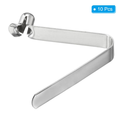 PATIKIL Kayak Paddle Snaps, 10.5x7.5mm, 10 Pack Steel V Shaped Single Pin Clips for Camping