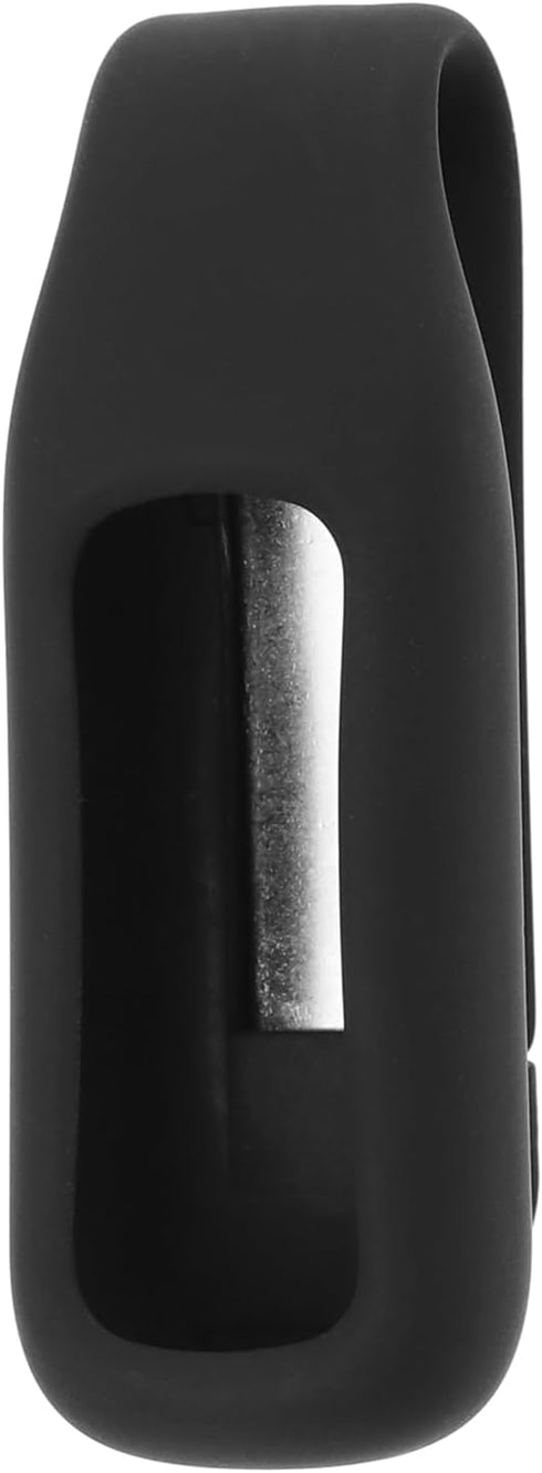 The Lord of the Tools Clip Holder for Fitbit Charge 5, Portable Soft Silicone Case Cover Replacement (Black)
