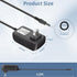 DaToo Aquarium Light LED Power Adapter AC 100-240V DC 24V 1A Replacement Power Adapter Fish Tank Light Power Supply Converter with Indicator Light by DaToo