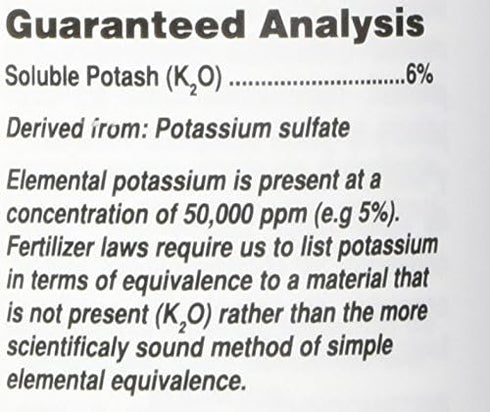 Seachem Flourish Potassium 500ml for Plant Growth in Aquariums