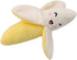 Yellow Banana Squeeze Squeaker Plush Dog Chew Toys, Dog Squeak Toys