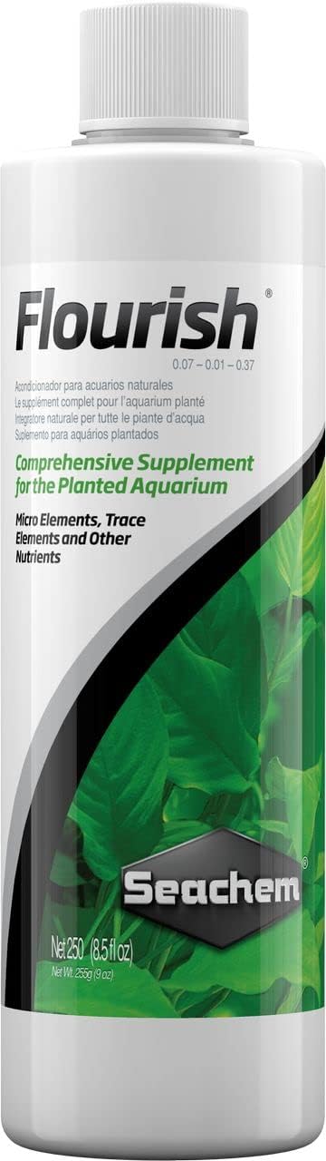 Seachem Flourish Freshwater Plant Supplement, Aquarium Element and Nutrient Blend 250 ml