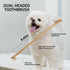 6-Pack Pet Toothbrush Bamboo & Boar Bristle | Natural, Biodegradable, Zero-Waste | for Dogs & Cats - Plastic-Free
