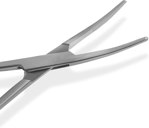2pc 5 Inch Set SURGICAL ONLINE Versatile Angling Tools with Fishing Forceps - Stainless Steel, Curved & Straight