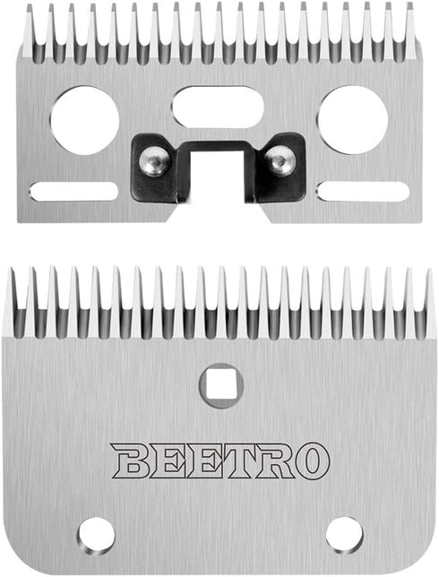 BEETRO 19 and 21 Teeth Horse Shears Replacement Blades, Professional Stainless Steel