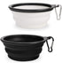 Dog Bowl Pet Collapsible Bowls, 2 Pack Portable Foldable Travel Bowls for Dogs Cats and Small Animals