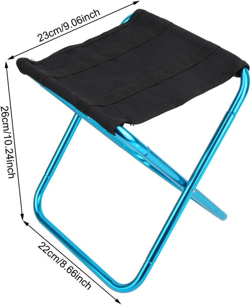 SALUTUY Folding Stool, Easy to Carry Portable Folding Chair Collapsible for Barbecue