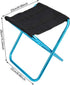 SALUTUY Folding Stool, Easy to Carry Portable Folding Chair Collapsible for Barbecue