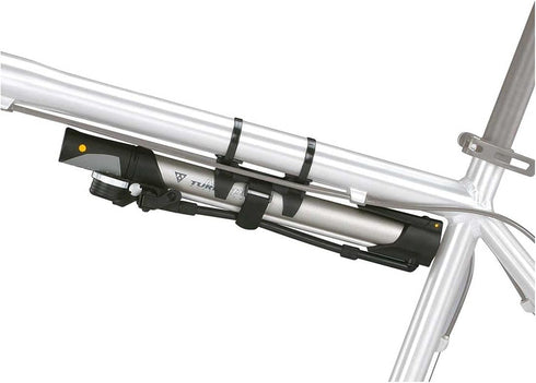 Topeak Turbo Morph Bike Pump with Gauge - Silver/Black, 32.2 x 5.8 x 3 cm