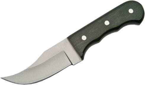 Szco Supplies Full Tang Short Skinning Knife, Stainless Steel, 6.25 inch