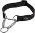 Reflective Nylon Choke Collar, Black, Slip Show Obedience Training Gentle Choker for Extra Large Dogs