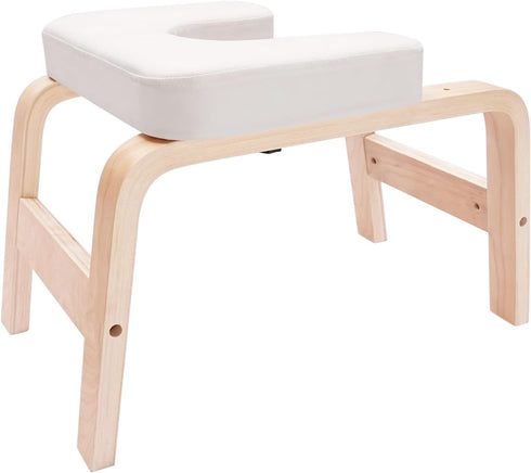 SAOUYPYMA Yoga Headstand Bench, 25 Inch Yoga Inversion Bench with Seat Cushion, Portable