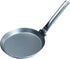 Hunter Pan with Metal Folding Handle for Outdoor Cooking, Roasting Over Open Fire or Grill, Cast Iron