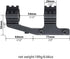 ohhunt Scope Mount 30mm 1 inch QD Quick Release Picatinny, 1.42 inch Center High, Black