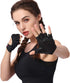 Anser 7150282 Woman Half Finger Girl Short Fingerless Gloves for Indoor Yoga