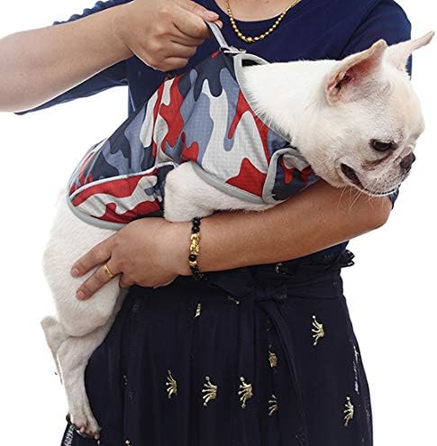 Dog Anxiety Jacket, Keep Calm Vest Reflective Thunder Coat with D-Ring and Training Handle for Small Medium Large Dogs