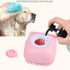 Dog Brush – Cat Brush – Shampoo Dispensing Scrubber – Soft Silicone Design for Grooming, Deshedding, Pink