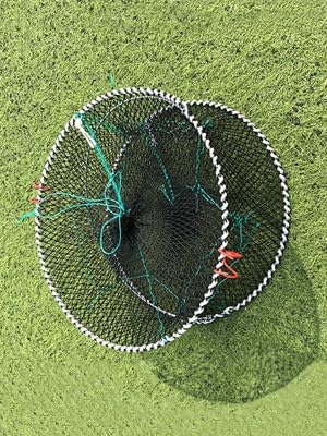 Bayou Trading USA (6 Pack), 40 25cm(16 10in), 10mm(0.4in) Crab Trap x x mesh,Collapsible, can Also be Used as Crawfish
