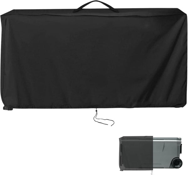 Patio Cooler Cart Cover for Most 80 Quart Rolling Cooler Cart Cover