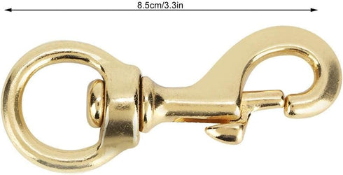 Brass Hook Lobster Clasps, Cat Dog Traction Leash Clips, Pet Leash Rope Clasps