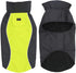 Vizpet Dog Raincoat Waterproof Coats, High Visibility Warm Vest for Small Medium Large Dogs (Green-L)