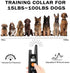 Dog Training Collar - Rechargeable Shock Collar with Beep, Vibration, Shock Modes, Rainproof, Long Remote Range