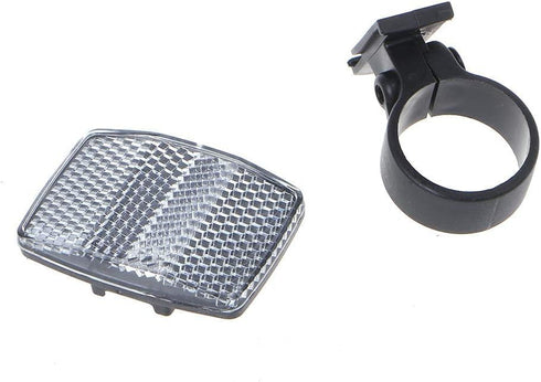 WsjiaboFux Back Bike Rear Safety Warnning Reflector Plastic Safety Bike Rear Reflector Light Boards Night Riding Parts