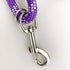 Long Rope Dog Leash for Training 12FT 20FT 30FT 50FT, Reflective Threads Tie-Out Check Cord for All Dogs (Purple,