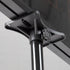 2-Sided 2.5-6.5-feet, Titan Fitness Tripod Timer Stand for Gym Timer with Remote, Adjusts Black