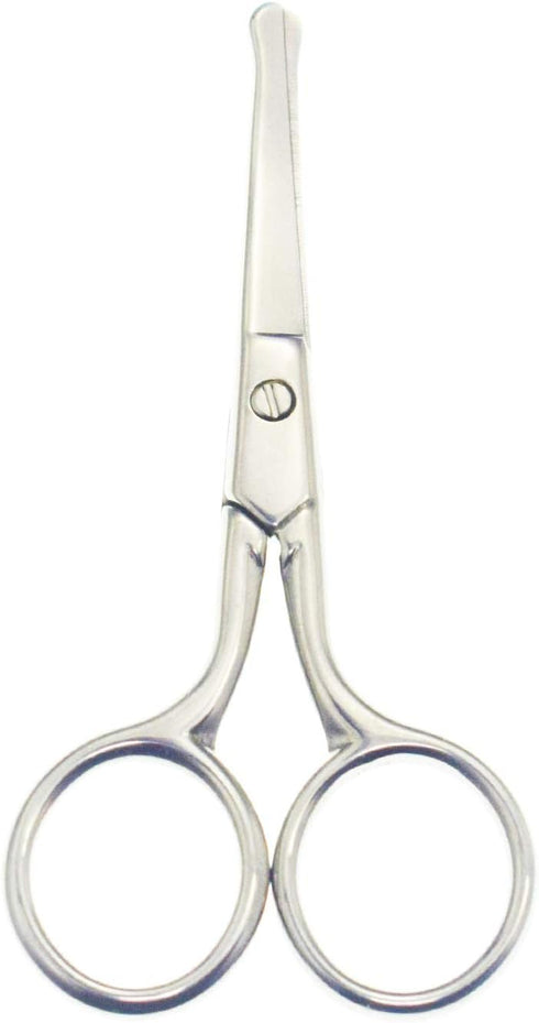 3.6 Inch Silent Pet Grooming Scissors for Cats & Dogs, Tiny Safety Curved - Quiet Alternative to Electric Clippers