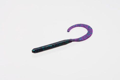 Zoom Bait Curly Tail Bait - Pack of 20 (Junebug), 4-Inch