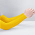 KUHNMARVIN 2 Pairs Arm Sleeves, Compression UV Protection Cooling Sun Sleeves, Tattoo Cover Up for Basketball Football