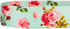 Blueberry Pet 9 Patterns Durable Floral Rose Print Dog Leash, 5 ft x 5/8", Turquoise, Spring Scent Inspired, Small