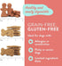 Portland Pet Food Company Gingerbread Dog Treats, Healthy Biscuits for Dogs, Grain-Free, 5 oz
