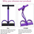 Multifunction Pedal Resistance Band - Elastic Pull Yoga Tension Rope for Fitness Equipment, Stretching Training